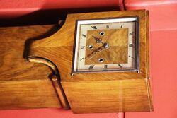 Art Deco Walnut Grandmother Clock 