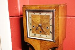 Art Deco Walnut Grandmother Clock 